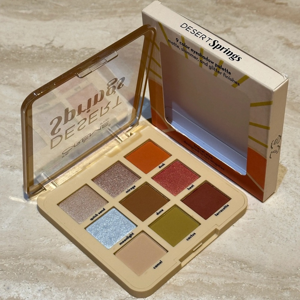 The Crème Shop 9 Color Desert Springs Eyeshadow Palette